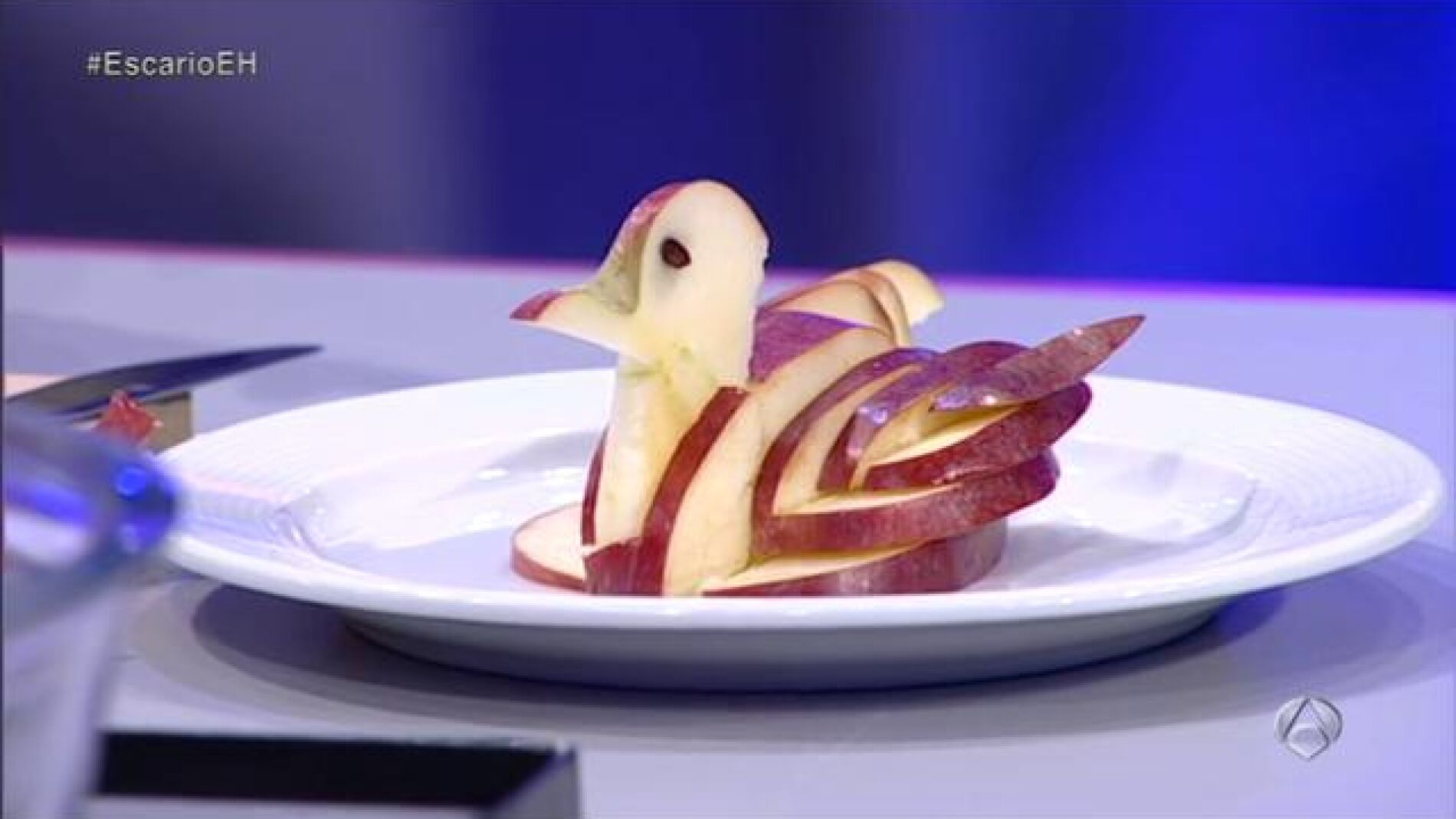 El cisne de manzana