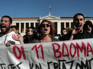 Huelga en las universidades de Grecia