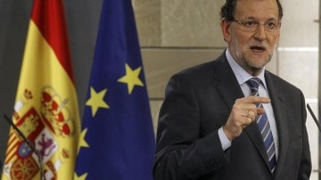 Mariano Rajoy en la Moncloa.
