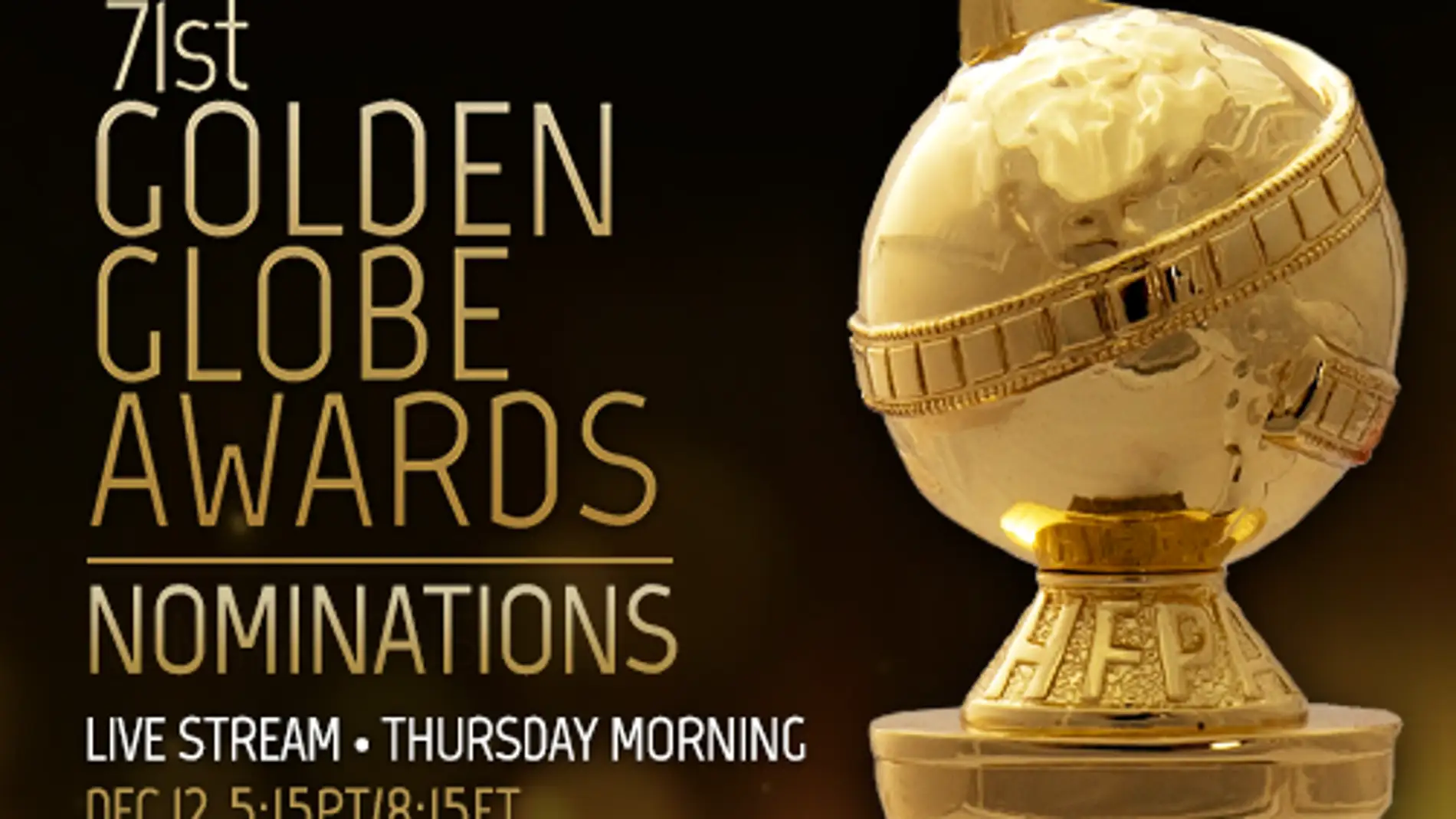 Sigue en directo el anuncio de los nominados a los Globos de Oro 2014
