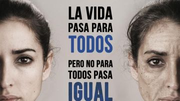 Cartel de la campaña de Manos Unidas con la imagen de Inma Cuesta