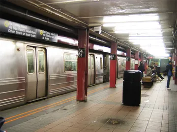 Imagen del metro de Nueva York. Imagen del metro de Nueva York.