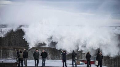 Continúa la alerta por fenómenos costeros en Pontevedra y A Coruña