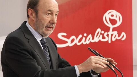 El secretario general del PSOE, Alfredo P&eacute;rez Rubalcaba