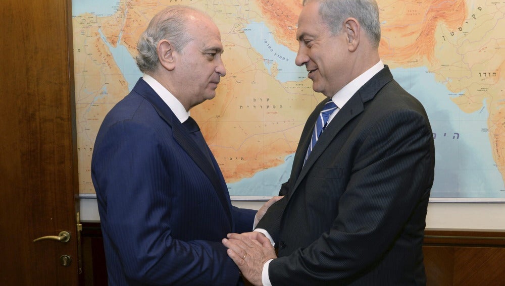 Fernández Díaz y Netanyahu, en Israel