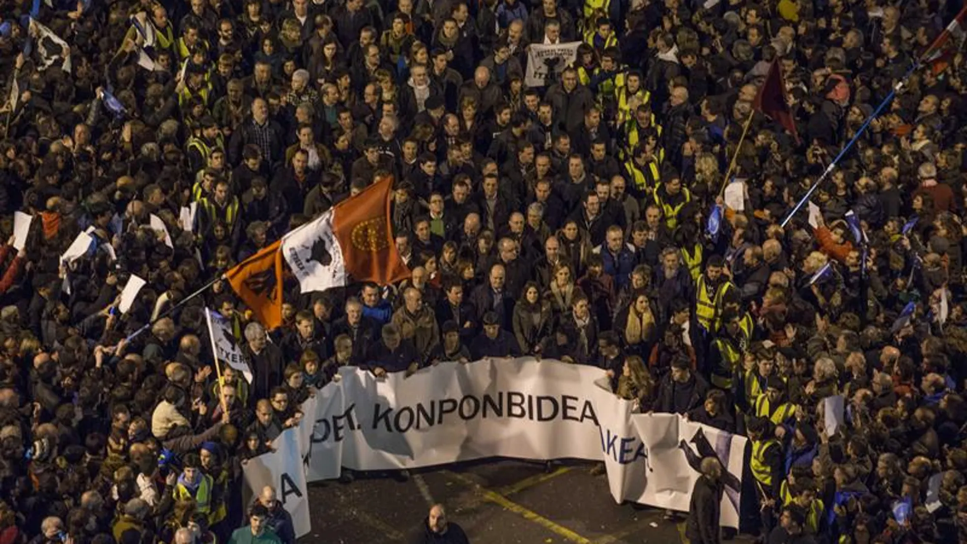 Vista general de la manifestación silenciosa Vista general de la manifestación silenciosa