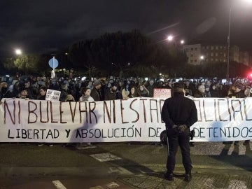 Disturbios en la noche de Burgos.