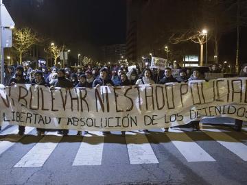 Nueva manifestación de los vecinos del barrio de Gamonal 