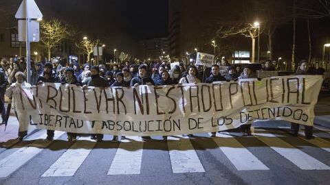 Nueva manifestaci&oacute;n de los vecinos del barrio de Gamonal 