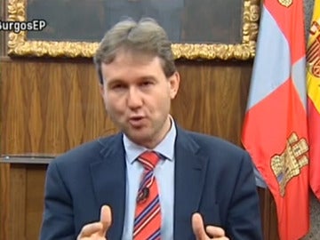 Javier Lacalle, alcalde de Burgos