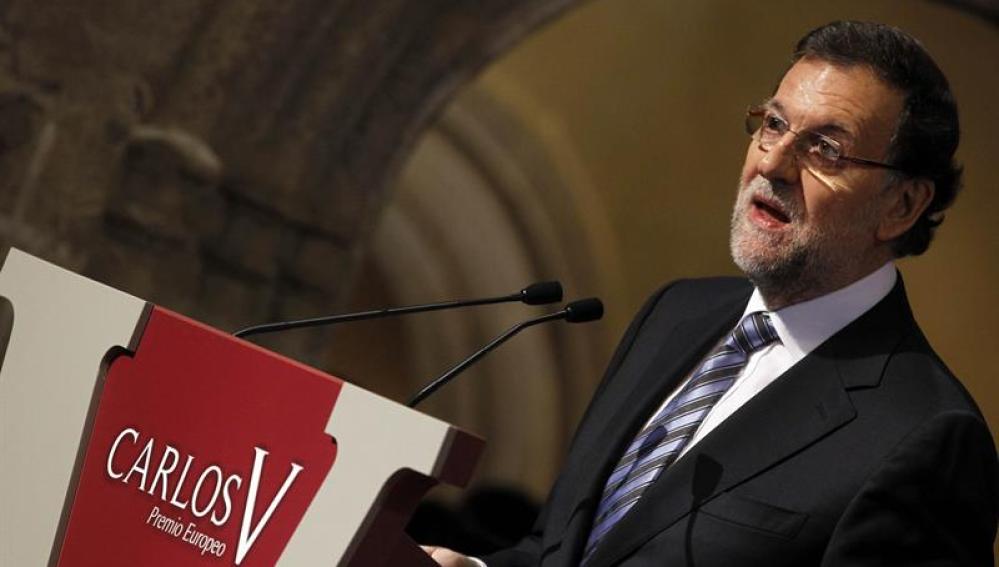 Mariano Rajoy en los Premios Carlos V