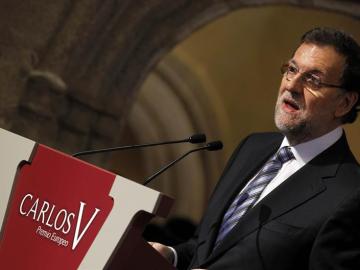 Mariano Rajoy en los Premios Carlos V