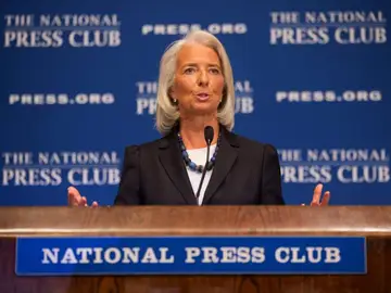 Lagarde en el National Pres Club Lagarde en el National Pres Club