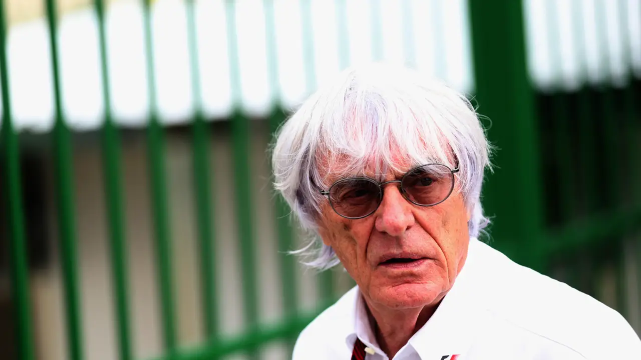 Bernie Ecclestone, en el trazado de Interlagos