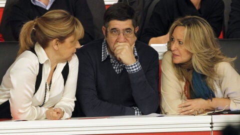 L&oacute;pez, junto a Valenciano y Jim&eacute;nez