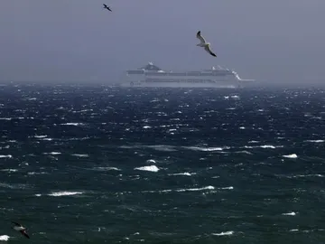 Temporal de viento en el estrecho de Gibraltar. Temporal de viento en el estrecho de Gibraltar.