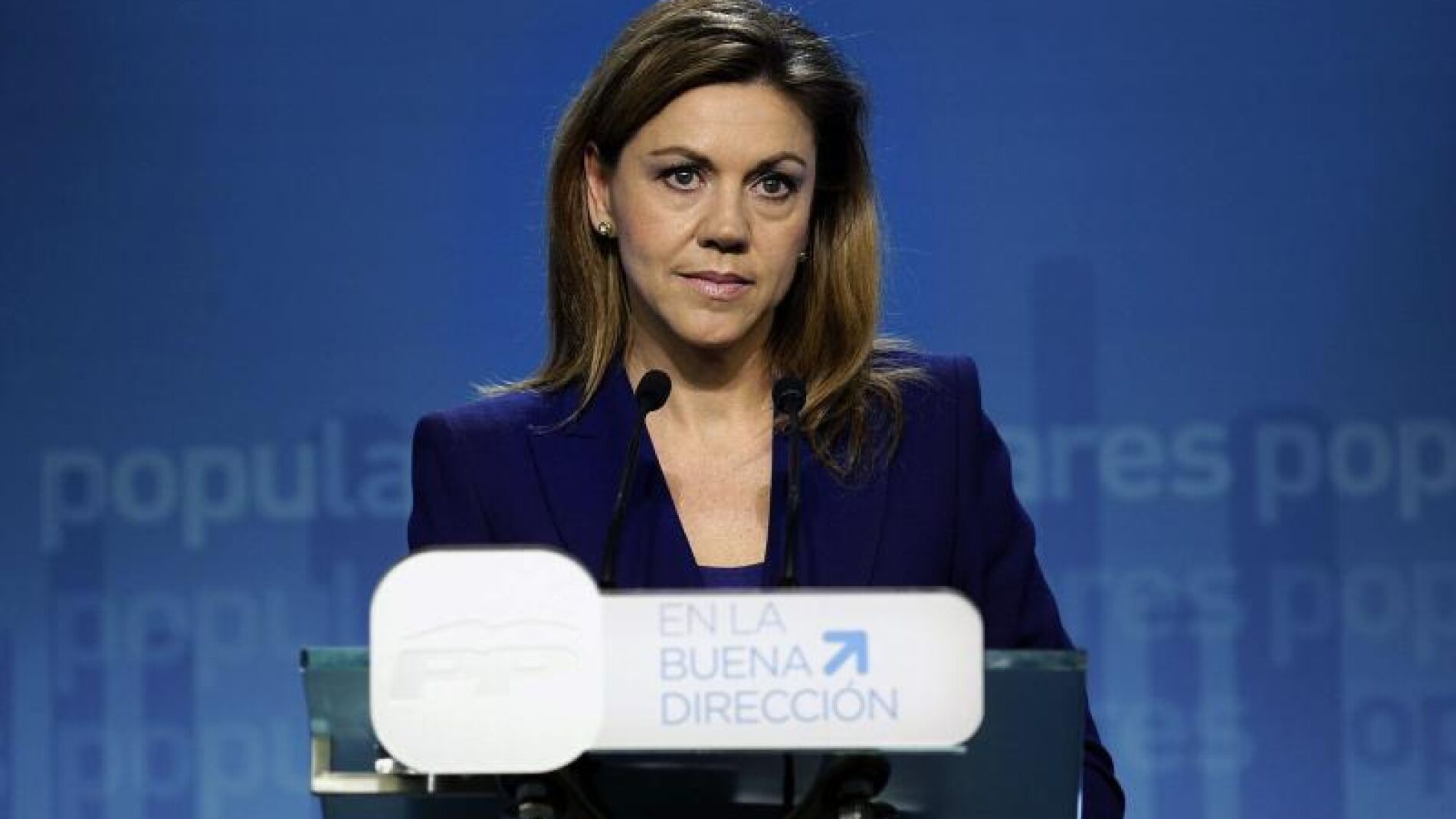 Cospedal dice que es bueno que el PSOE tenga "las cosas tan claras" sobre Catalu&ntilde;a