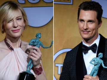 Matthew McConaughey y Cate Blanchett, los mejores actores en los SAG 2014