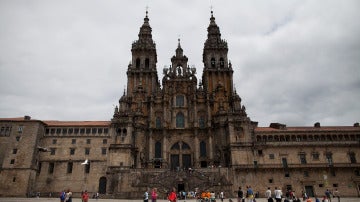 La estampa más conocida de la catedral de Santiago de Compostela