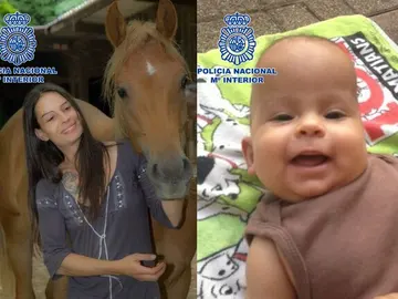 La policía distribuye la imagen de la madre y el menor La policía distribuye la imagen de la madre y el menor