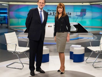 Gloria Lomana y Mariano Rajoy