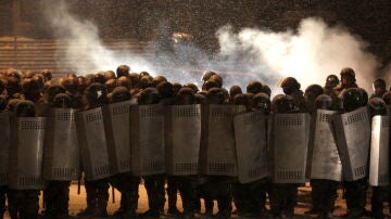 Los agentes en las manifestaciones