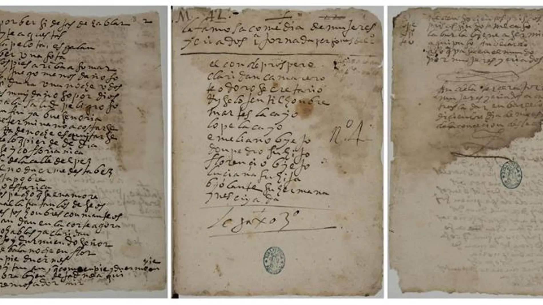 El manuscrito localizado es una copia del siglo XVII El manuscrito localizado es una copia del siglo XVII