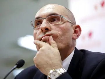 El juez Elpidio José Silva Pacheco durante la rueda de prensa El juez Elpidio José Silva Pacheco durante la rueda de prensa
