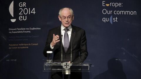 El presidente del Consejo Europeo, Herman Van Rompuy