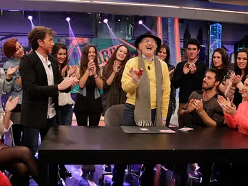 Juan Tamariz con Hugo Silva en El Hormiguero 3.0 Juan Tamariz con Hugo Silva en El Hormiguero 3.0