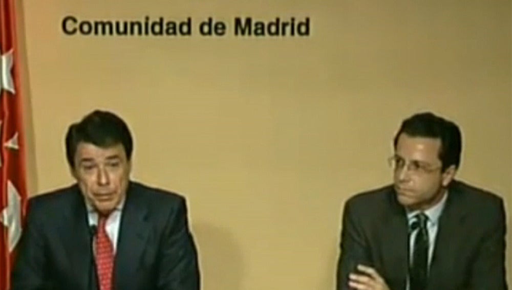 Ignacio González junto a Javier Fernández Lasquetty