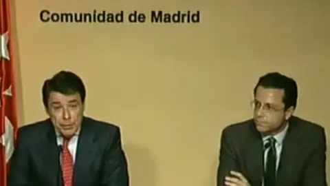 Ignacio González junto a Javier Fernández Lasquetty Ignacio González junto a Javier Fernández Lasquetty
