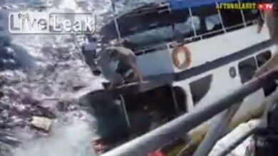 Un barco se hunde frente a las costas de Tailandia