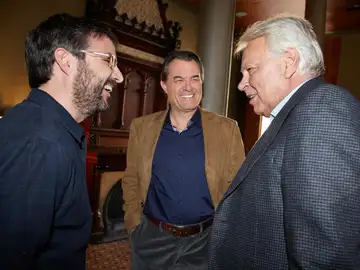 Cara a cara entre Artur Mas y González Cara a cara entre Artur Mas y González