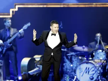 Michael Bublé durante el concierto Michael Bublé durante el concierto