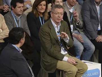 Ruiz Gallardón, en un acto en Valladolid Ruiz Gallardón, en un acto en Valladolid