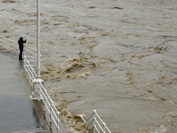 La ría del Nervión a su paso por Bilbao