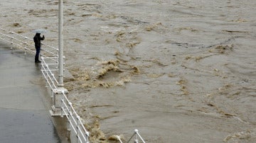 La ría del Nervión a su paso por Bilbao