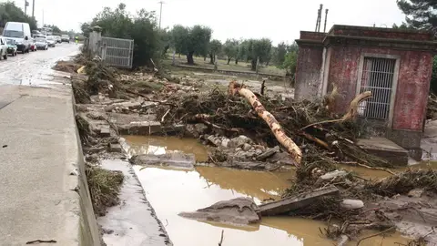 Efectos de las lluvias en Taranto, al sur de Italia Efectos de las lluvias en Taranto, al sur de Italia