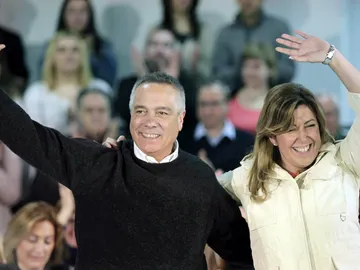Susana Díaz y Pere Navarro Susana Díaz y Pere Navarro