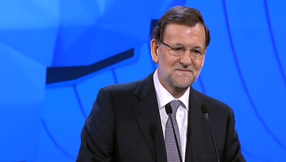 Mariano Rajoy en la clausura de la Convención