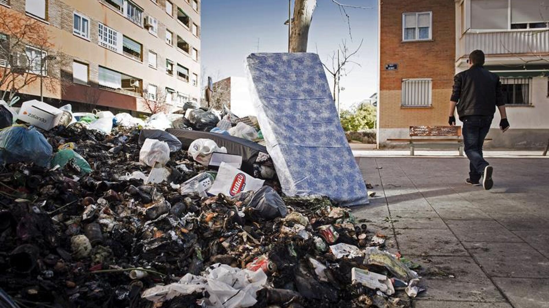 Huelga de basuras en Alcorc&oacute;n