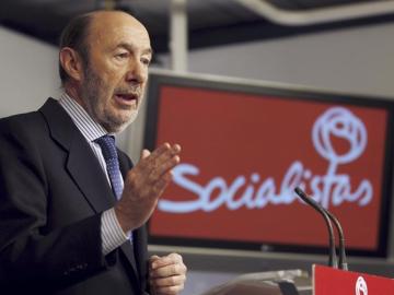 Alfredo Pérez Rubalcaba comparece en Ferraz.