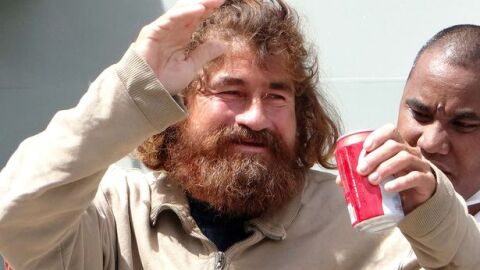 Jos&eacute; Salvador Albarengo a su llegada a Majuro