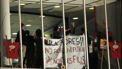 Trabajadores de TV3 están concentrados Trabajadores de TV3 están concentrados