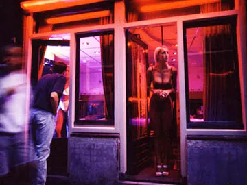 El barrio rojo en Ámsterdan. El barrio rojo en Ámsterdan.