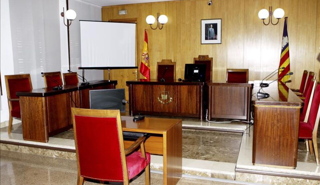 Sala en el Juzgado de Palma