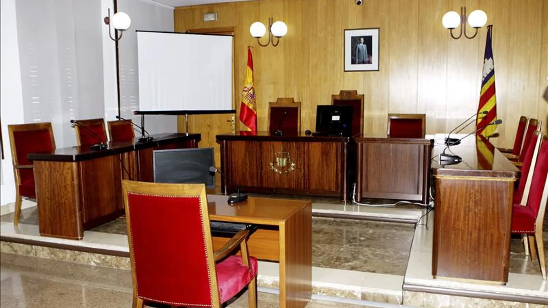 Sala en el Juzgado de Palma Sala en el Juzgado de Palma