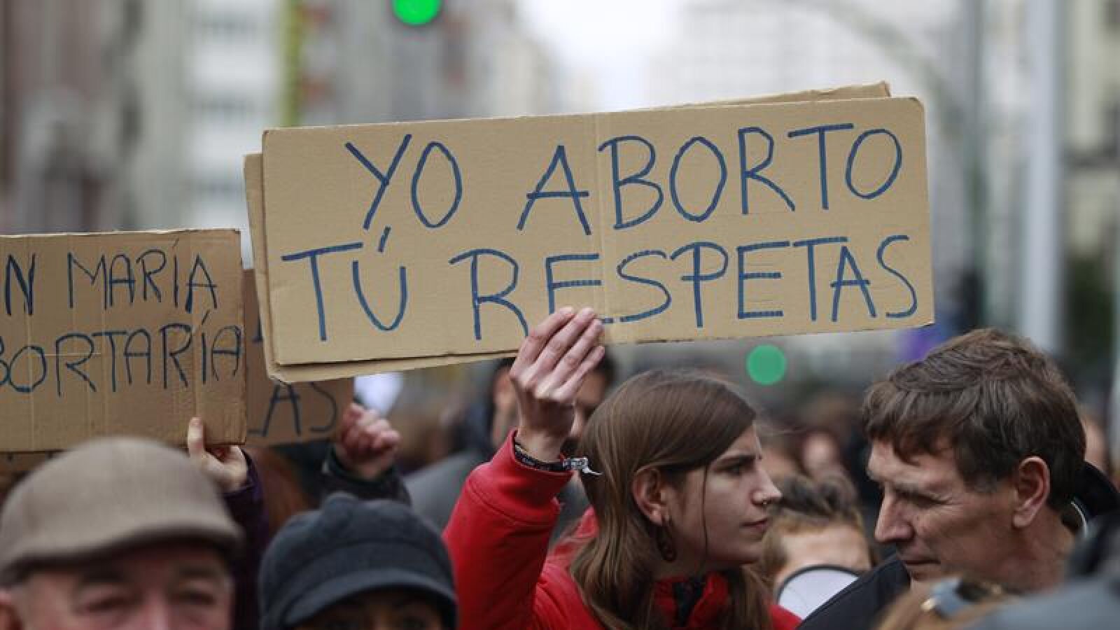 Miles de personas se manifiestan en Madrid contra la ley del aborto