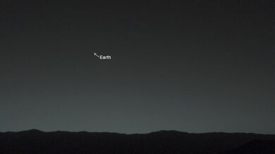 Así ve la Tierra el Curiosity desde la superficie de Marte
